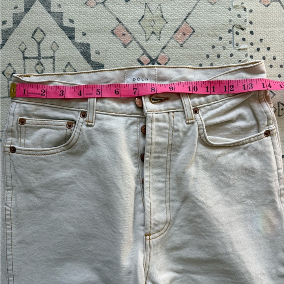DOEN Diana Jeans in Oat/Cream Size 25 - Picture 11 of 13